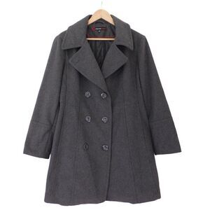 NEW Alpine Swiss Emma Womens Peacoat Jacket Wool Blazer Double Breasted Overcoat